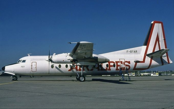 Msn:10430  F-BYAR  Air Alpes. dd.January 2,1978.
Photo MICHEL GILLIAND.