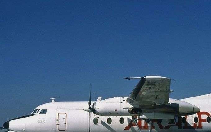 Msn:10430  F-BYAR  Air Alpes. dd.January 2,1978.
Photo MICHEL GILLIAND.