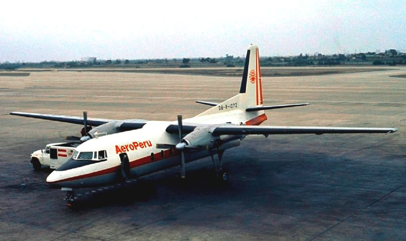 Msn:10443 OB-R1072 Aero Peru  Lsd March 4,1974 /May 23,1975.
Photo STEVE AUBURY.