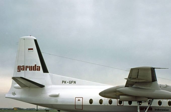 Msn:10430 PK-GFN  Garuda Indonesian Airways. De.date February 13,1970.
Photo with permission LESLIE SNELEMAN  Photo date May 21,1977.