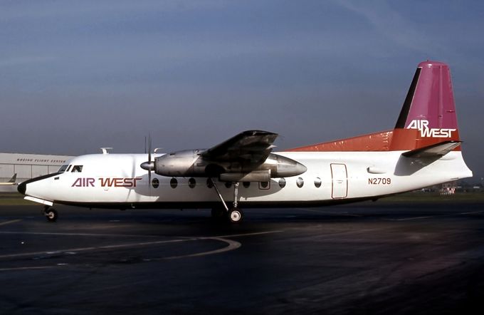 Msn:26  N2709  Air West. Merged March 7,1968.
Photo THEO VAN DER VELDE Collection.