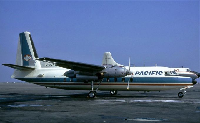 Msn:52  N2774R  Pacific Airlines  Del.date  June 11,1959.
Photo DAVE SPRON COLLECTION.