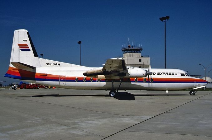 Msn:10682 N506AW  United Express.
Photo  STEPHEN BARTH COLLECTION.(Photo date SEPTEMBER 21,1988)