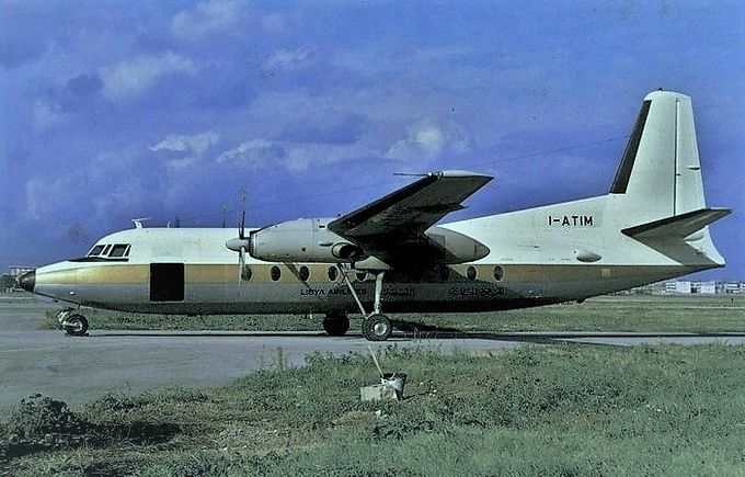 Msn:10249 I-ATIM Libyan Arab Airlines.1967
Photo KEN FELDING Collection.