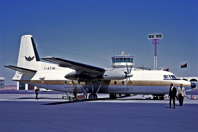 Msn:10249  Libyan Arab Airlines  Leased from ATI June 1,1967.
Photo via WIKIPEDIA.