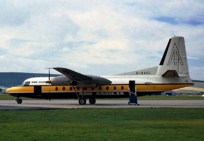 Msn:10293  G-BAKL  Eastlease Ltd/Air Anglia  Regd.December 14,1972. 
Photo with permission from CARL FORD.Photo date August 5,1974.