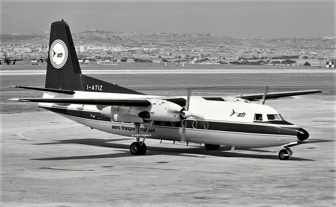 Msn:10420  I-ATIZ  Aero Transporti Italiani (ATI) Del.date November 11,1969.
Photo with permission from JOHN VISANICH Malta Airport Movements.