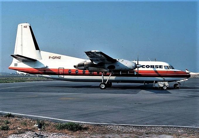 Msn:79  F-GFHZ  Air Corse Leased March 23,1988.
Photo KRIJN OOSTLANDER COLLECTION.