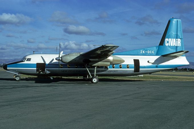 Msn:10262  ZK-DCG  CIVAIR  (ANA colors)
Photo with permission  from JOHN MOUNCE (Photo date  March 8,1972)