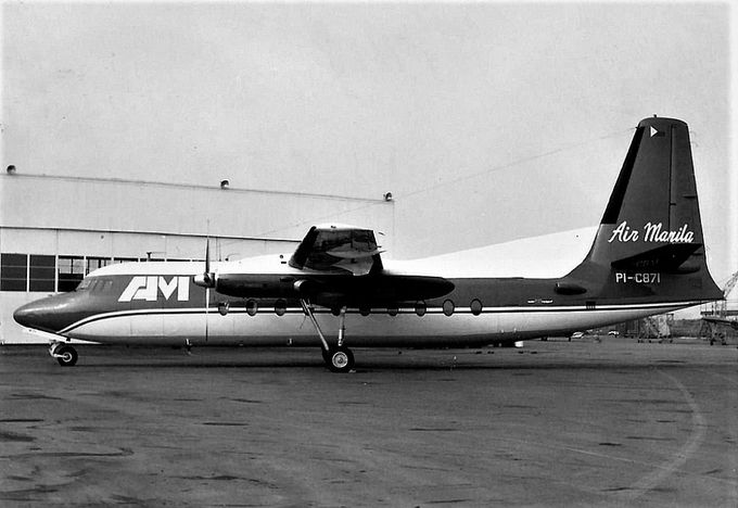 Msn:19  PI-C871  Air Manila  Del.date January 1,1968.
Photo FRANK ELLEMERS COLLECTION.