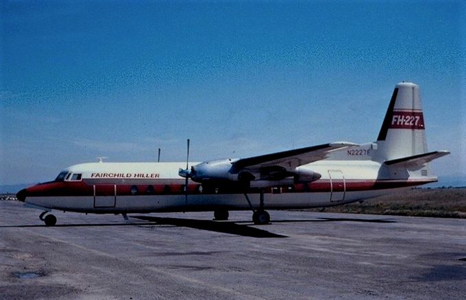 Msn:501  N2227L  Fairchild-Hiller. Rolled Out February 14,1966.
Photo CHRIS KENNEDY.