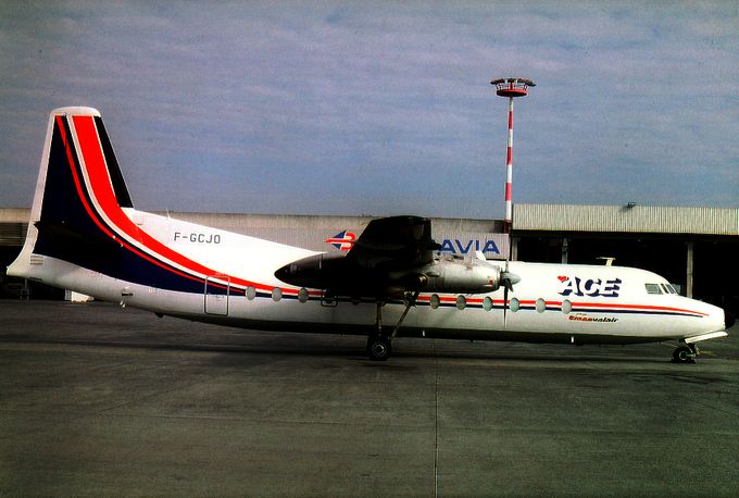 Msn:530  F-GCJO  ACE/Transvalair Del.date November 28,1993.
Photo BERTRAND LEDUC.