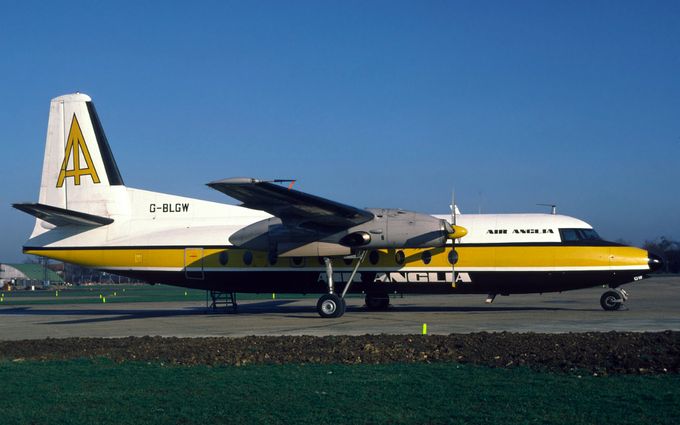 Msn:10231 G-BLGW  Air Anglia Ltd  Del.date  March 29,1978.
Photo with permission from JOHN MOUNCE COLLECTION.   