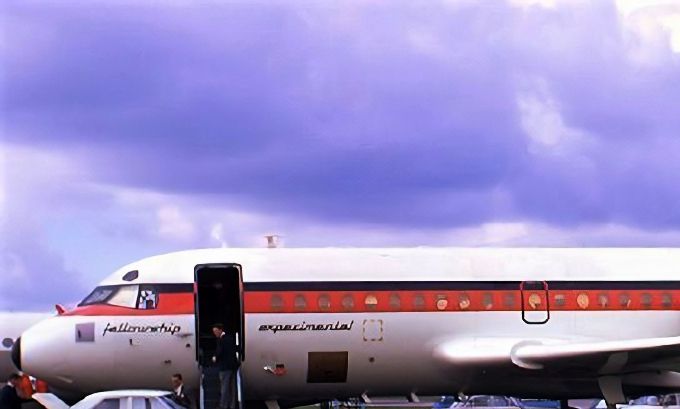 Msn:11002  PH-WEV  Fokker F.28  2nd  Prototype  First Flight March 8,1967. 
Photo  BARRY J COLLMAN.