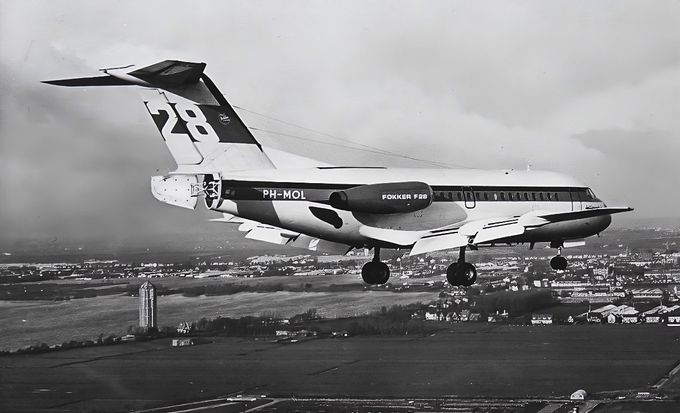 Msn:11003  PH-MOL  Fokker. First Flight  October 20,1967.
Photo FOKKER BV