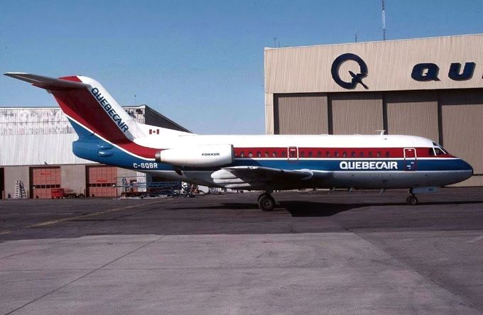 Msn:11012  C-GQBR  Quebec Air  Del.date  December 1,1986.
Photo  PIERRE LANGLOIS.
