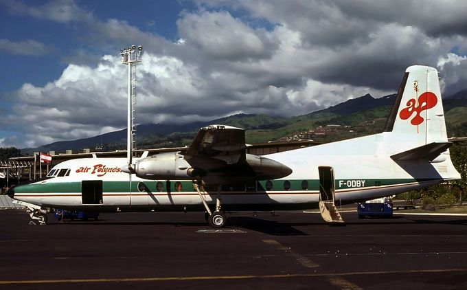 Msn:117  F-ODBY  Air Polynesie  Del.date January 22,1978.
Photo ERIC V.D VEN COLLECTION.