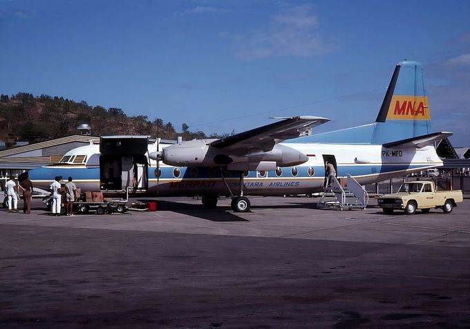 Msn:10399  PK-MFD  Merpati  Nusantara Airlines  Regd.March 10,1981.
Photo  with permission from JOHN MOUSE COLLECTON.