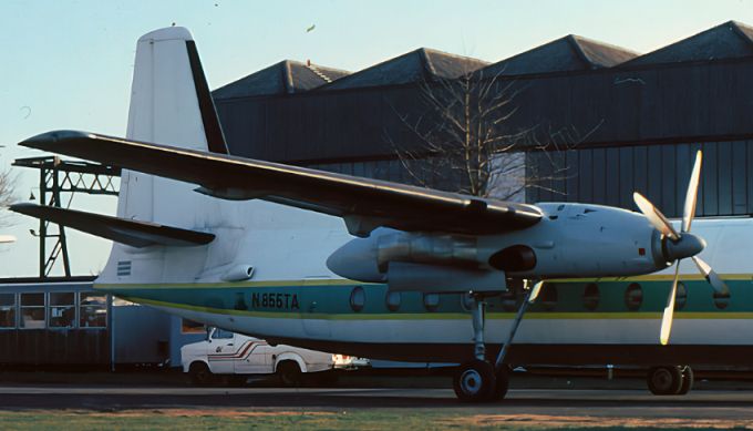 Msn:87  N855TA  Great Western Aircraft Sales Basic Kilo Moto colors   Del.date March 22,1982.
Photo WILLIAM TODD COLLECTION.