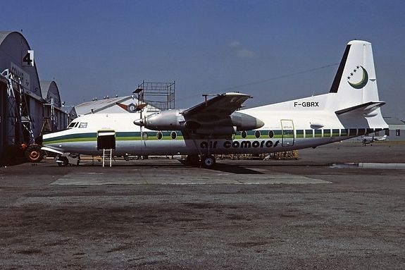 Msn:10203  D6-CAI  Air Comores  Leased January 4,1980.
Photo  BERT VINGERLING CLLECTION. (Photo date November 1,1990)