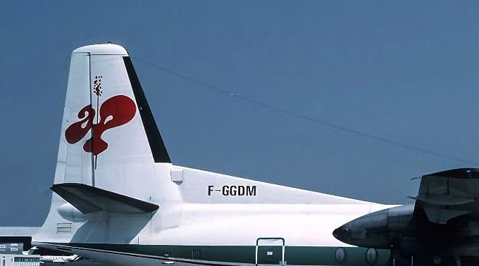 Msn:532  F-GGDM  Uni Air ReRegd.June 3,1988.
Photo LEDUC BERTRAND.(August 1,1988)