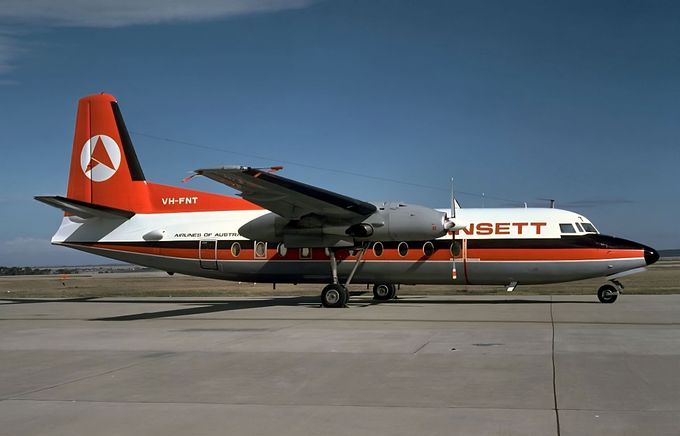 Msn:10322  VH-FNT  Ansett Al of Australia  Renamed November 1,1968.
Photo with permission from PETER GATES COLLECTION.