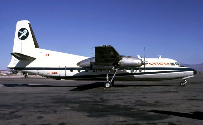 Msn:114  CF-GNG  Great Northern Airways  Leased July 12,1968.
Photo MIKE ODY COLLECTION.