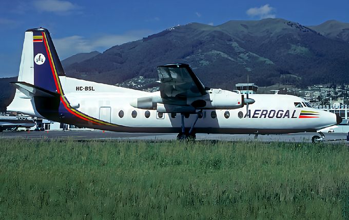 Msn:56  HC-BSL  Aerogal  Del.date  December 3,1993.
Photo MICHAEL VOLPATI.
