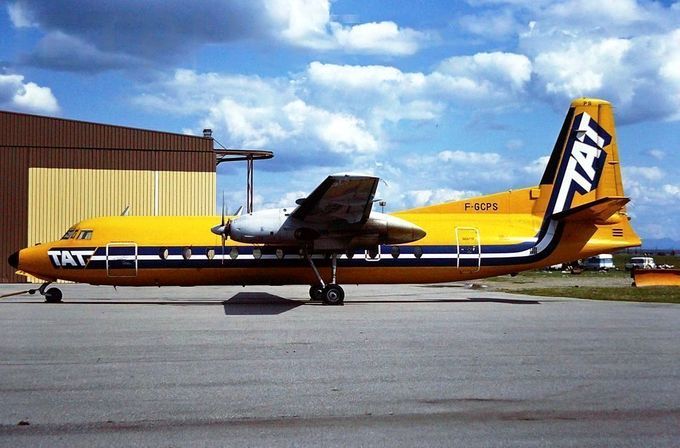 Msn:546  F-GCPS  TAT Touraine Air Transport Del.date October 1,1980.
Photo KRIJN OOSTLANDER COLLECTION.